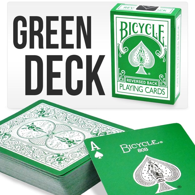 Magic Makers Green Playing Cards Bicycle Deck