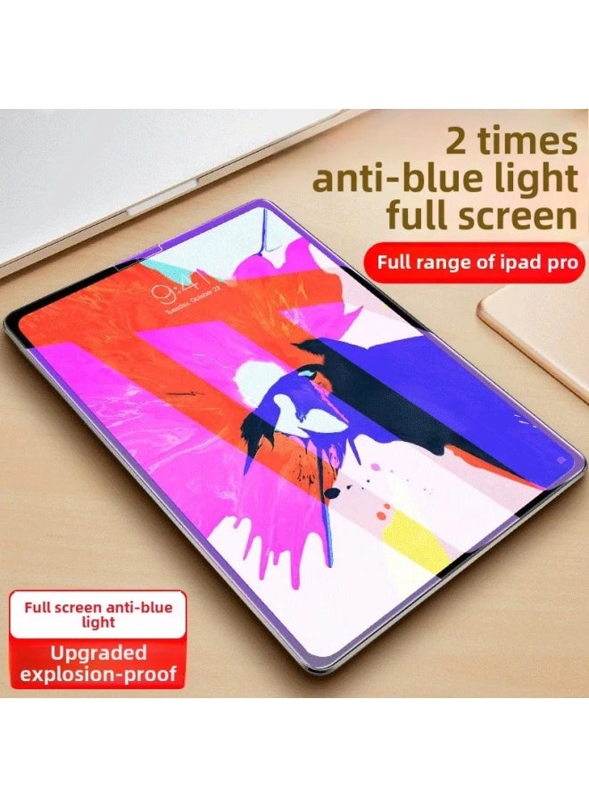 Generic - Durable Anti-Blue Light Matte Screen Protector For IPad 10.9 Mini 6 High Definition 11 Apple Tablets Air 5 And 10.2-Color:0.26MM Arc Edge  Kraft Paper Packaging-Dimensions:iPad Mini4/5 - Image 1