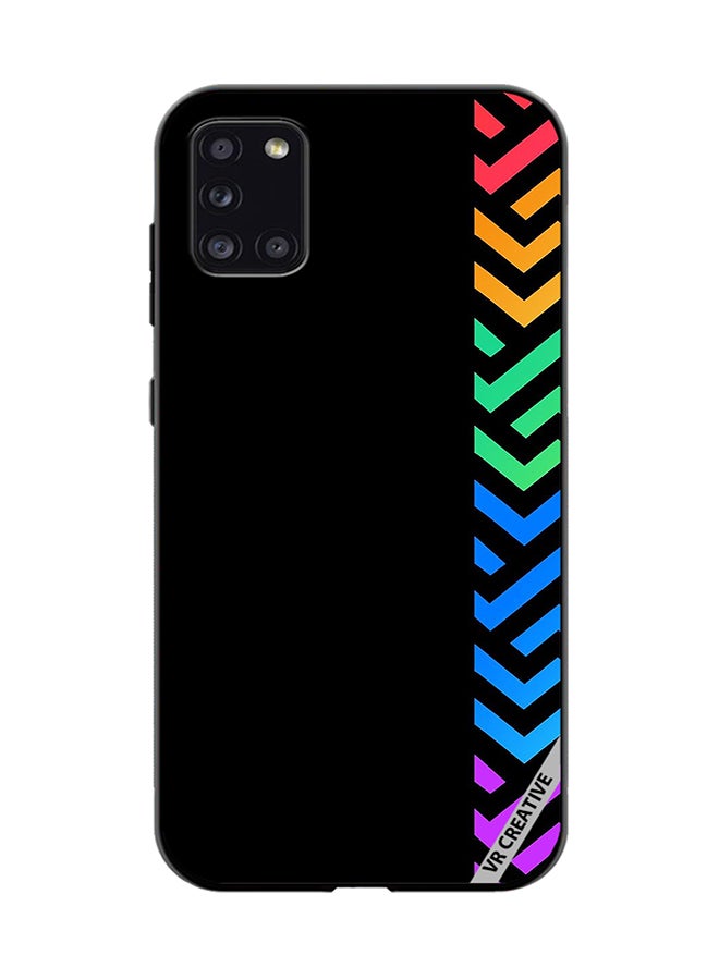 VR CREATIVE Protective Case Cover For Samsung Galaxy A31 Abstract Design Multicolour - Image 1