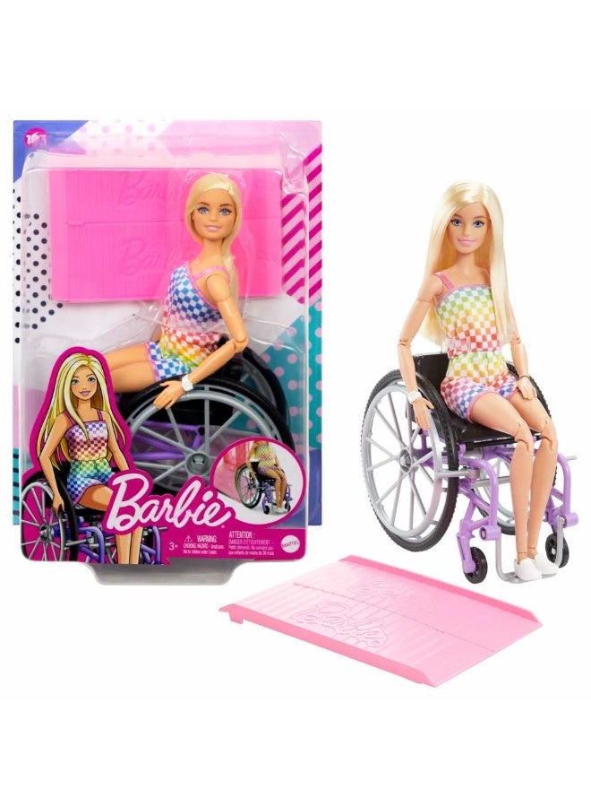 Barbie Fashionistas Doll With Wheelchair & Ramp - Image 3
