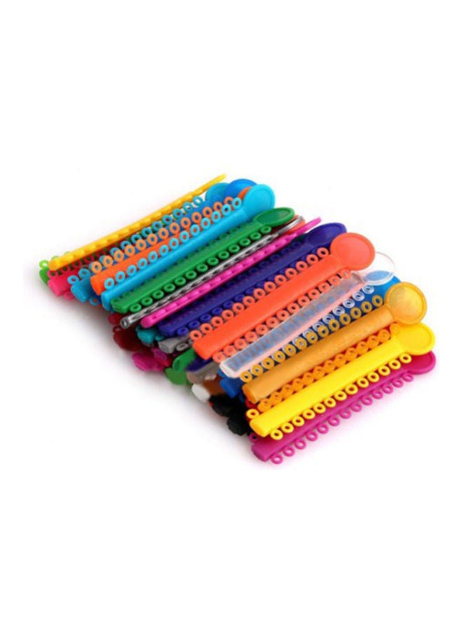 Loquat 40Pcs/set Dental Elastomeric Ligature Ties Orthodontics Elastic Rubber Bands Teeth Care multicolor 9*9*9cm - Image 5