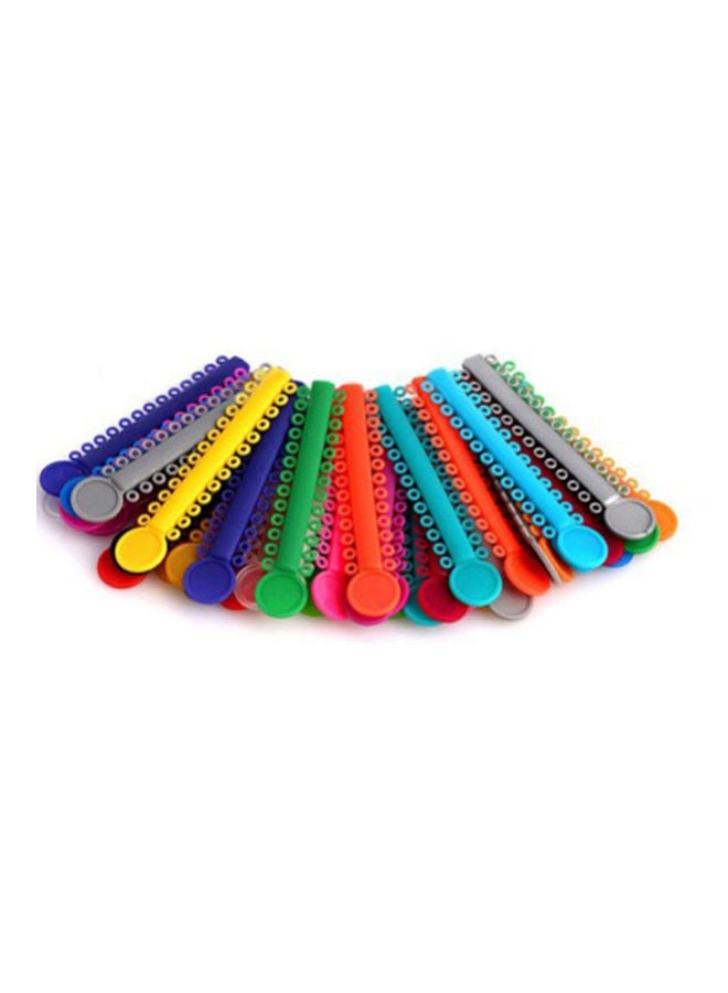 Loquat 40Pcs/set Dental Elastomeric Ligature Ties Orthodontics Elastic Rubber Bands Teeth Care multicolor 9*9*9cm - Image 3