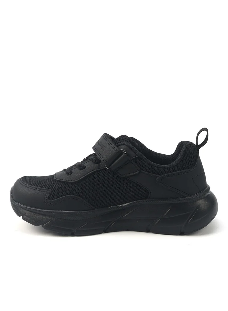 يو اس بولو اسن Kids' Black Velcro Strap Sneakers – Easy-On, Day Fun for Little Explorers!