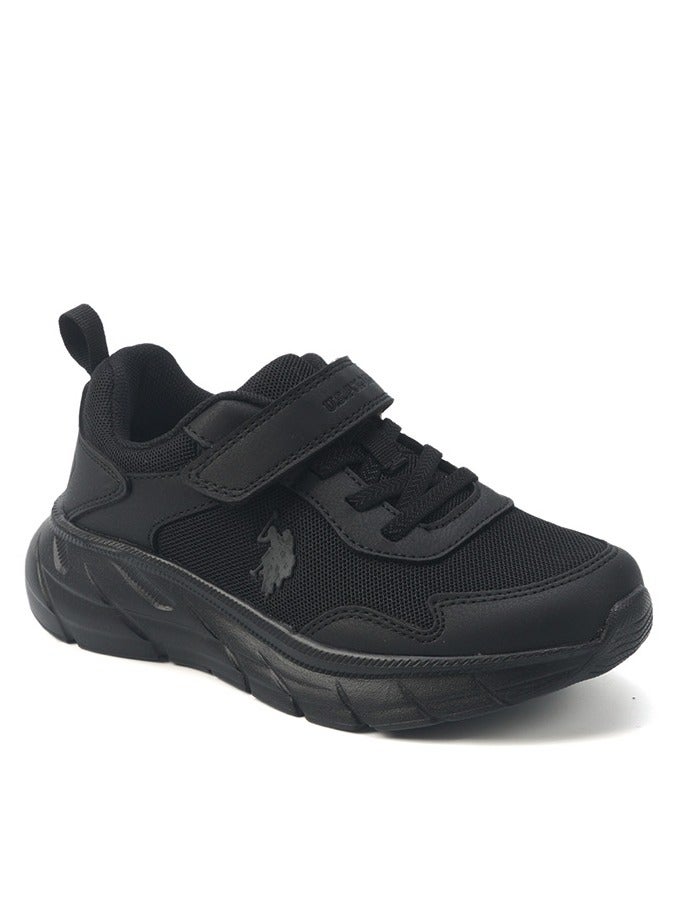 U.S. Polo Assn. Kids Black Velcro Strap Sneakers – Easy-On, Day Fun for Little Explorers!  - Image 3