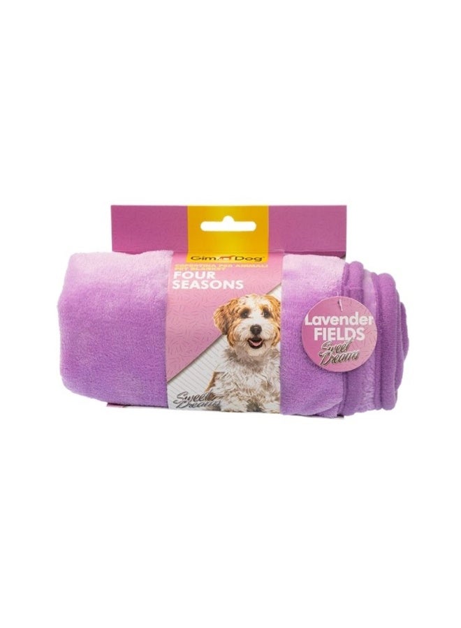GimDog Copertina Four Seasons Pet Blanket 60x40 - Lavender Fields