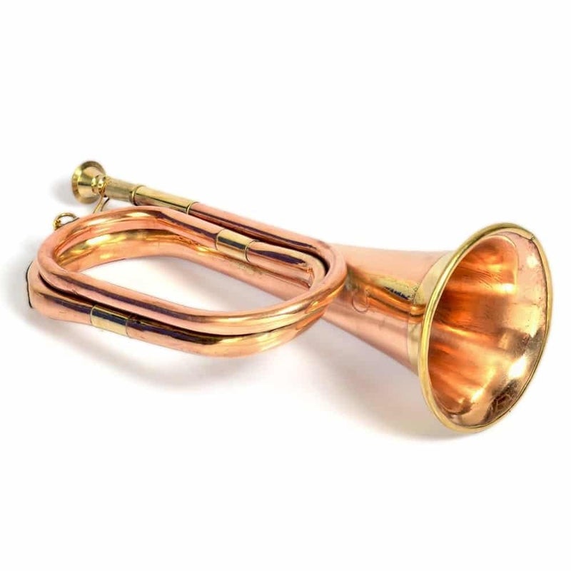 Creative Studio Real Full Size Pure Brass Bugle to Play Gift - Image 2