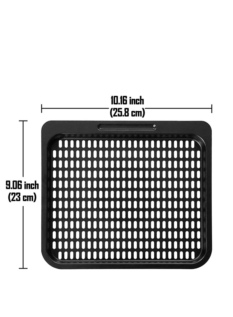 Y&D 2 Pcs Cooking Tray Replacement for Instant Vortex, Innsky, Chefman and other Air Fryer Oven, Removable Mesh Rack Accessories，Mesh Accessories  - Image 3