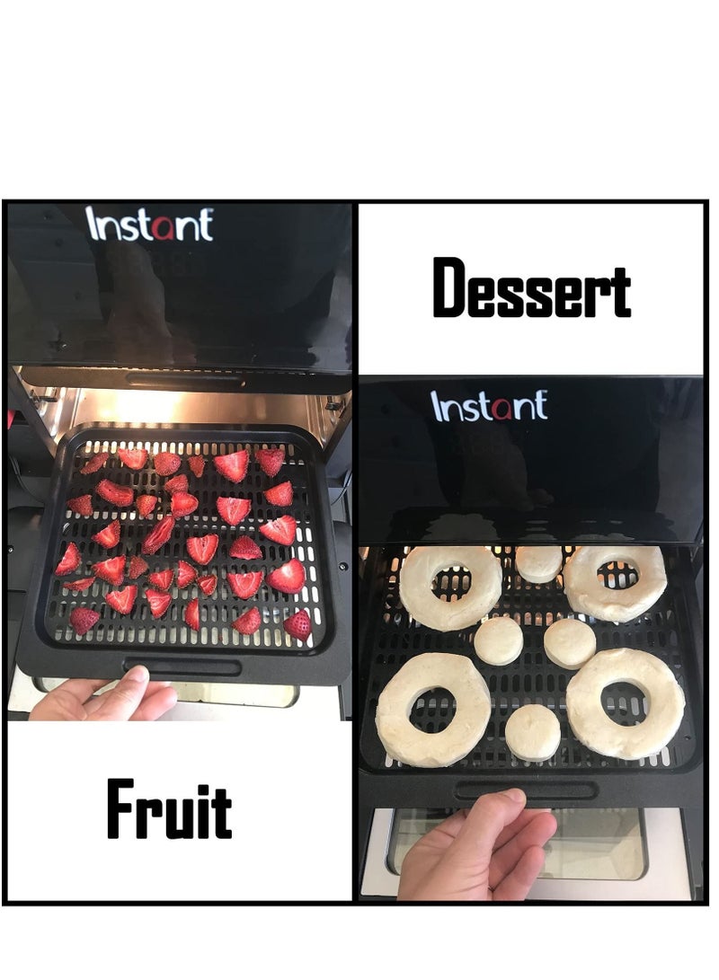 Y&D 2 Pcs Cooking Tray Replacement for Instant Vortex, Innsky, Chefman and other Air Fryer Oven, Removable Mesh Rack Accessories，Mesh Accessories  - Image 2