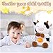 KOPHINYE Breathing Cow Stuffed Animal 11inch Cow Plush Soothing Stuffed Animal with Calming Music Lights Soft Breathing Sleeping Plush for Kids Adult 3Levels Mode  Volume - Image 4