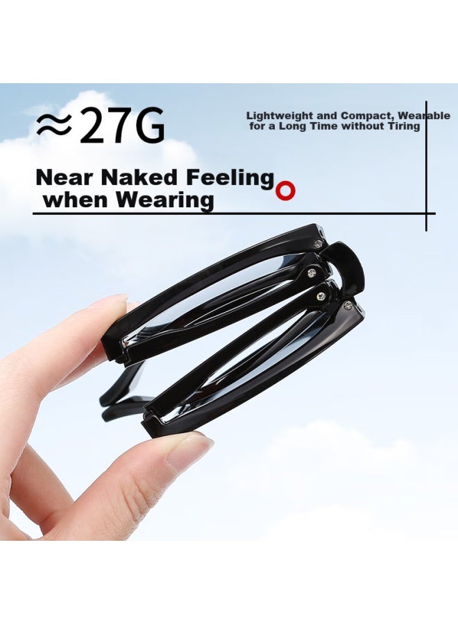 Pulais Folding Sungl For Women, Sungl For Men, Uv Protection Driving Gl, 20056a Christmas Gift For Friends - Image 2