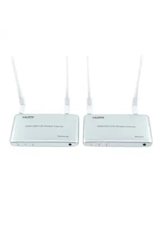 جهاز تمديد HDMI KVM لاسلكي بدقة 1080p حتى 200 متر – ناقل ومستقبل بجودة عالية مع دعم 2.4G و5G – لتحويل الفيديو من الكمبيوتر إلى الشاشة أو التلفزيون - Image 1