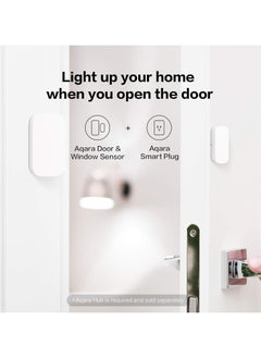 Smart Door and Window Sensor,Peel and Stick | Triggers Aqara Hub Alarm and Push Notification | 2 Years Battery Life - pzsku/Z3052E9E9C50C353CECABZ/45/_/1734052704/36079baa-f2d7-4b5b-b94b-01e6eda306e1