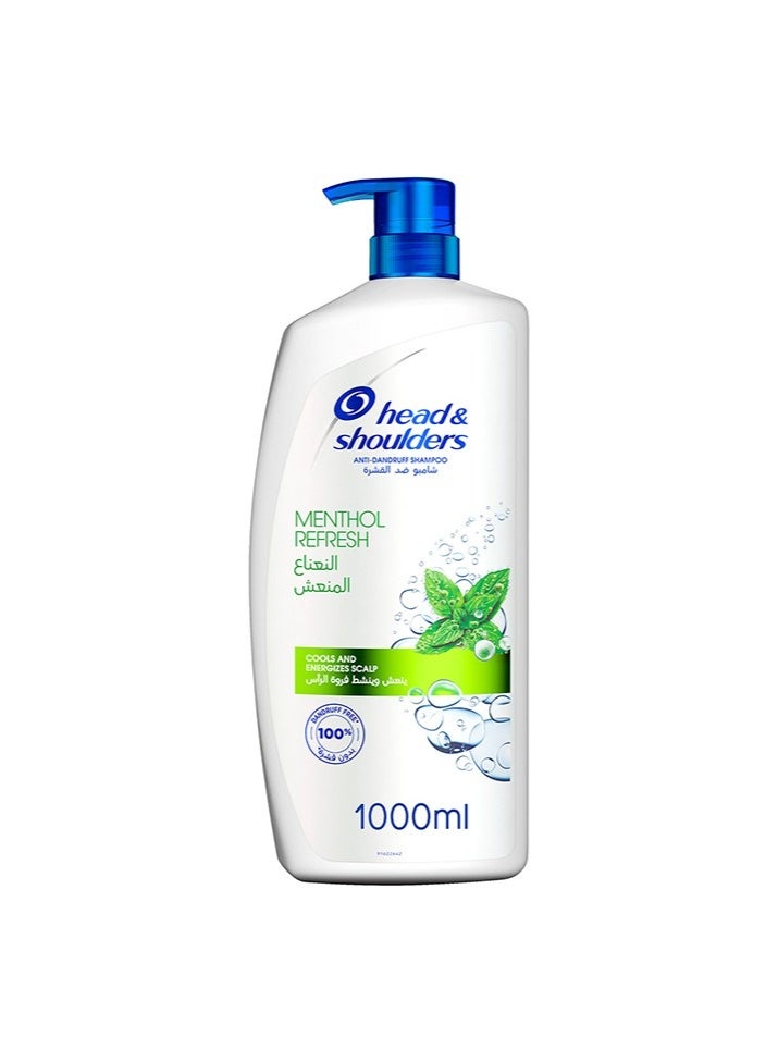 Refreshing Menthol Anti-Dandruff Shampoo for Itchy Scalp 1 Liter