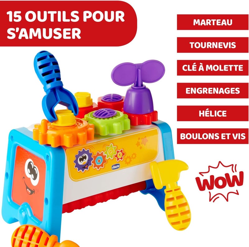 Chicco 2-in-1 Gear & Toolbox Toy - Image 5