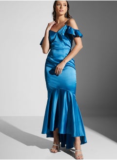 Chi-Chi London Ruffle Detail Cami Bodycon Dress  - Image 1