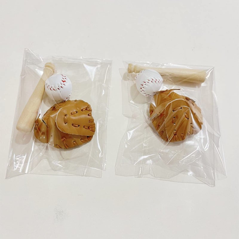 Yellow 3 Piece Newborn Photography Props Baseball Bat And Glove Kit For Creative Shots - Image 5