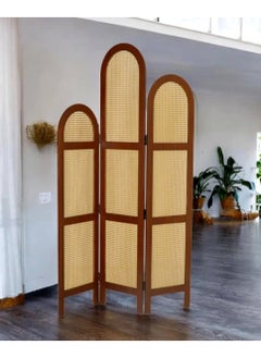 Generic Room Divider 3 Panel Room Partition, Foldable Freestanding Height 180-160-140 cm Width 121 CM  - Image 2
