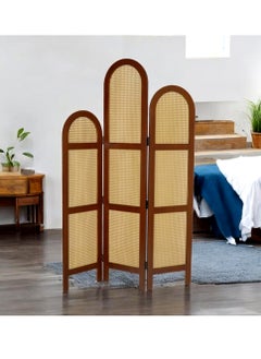 Generic Room Divider 3 Panel Room Partition, Foldable Freestanding Height 180-160-140 cm Width 121 CM  - Image 3