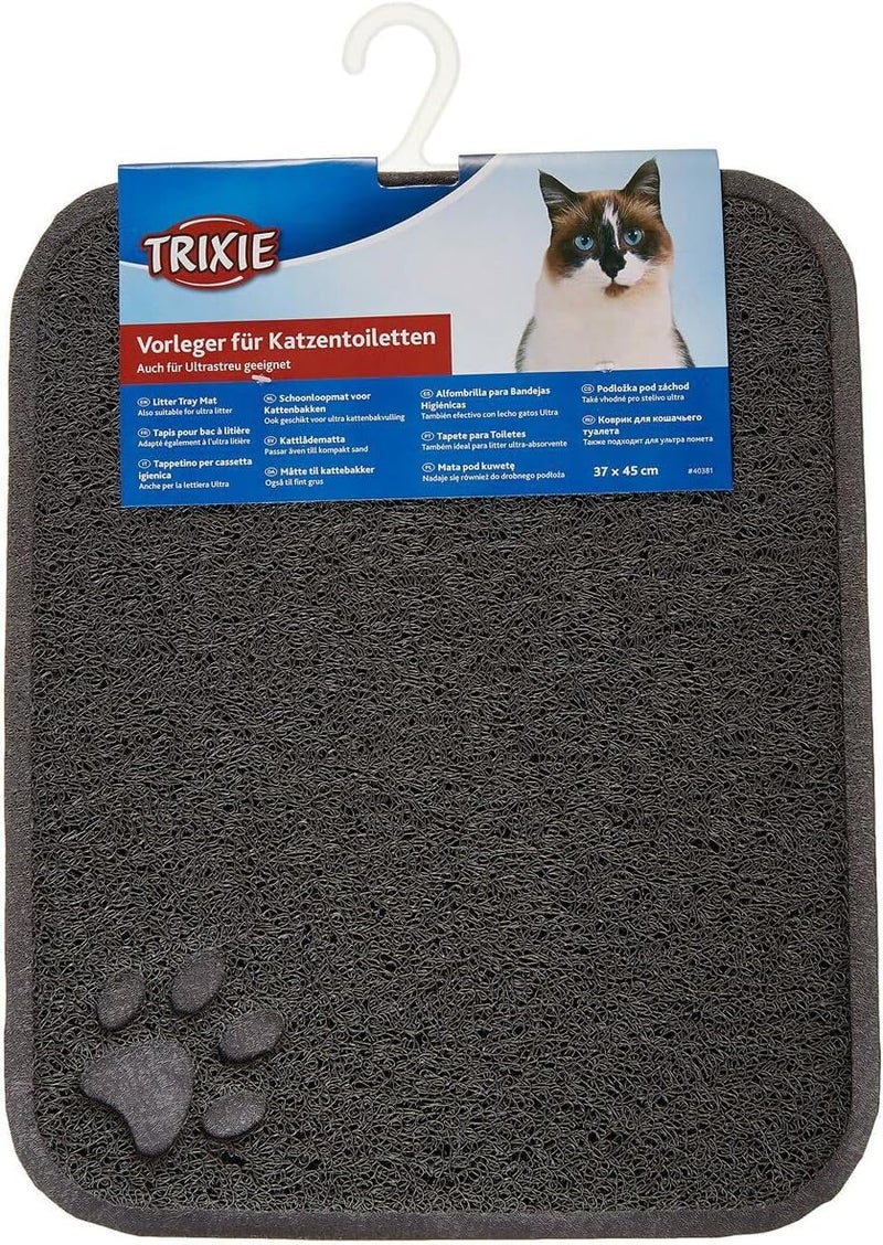 Trixie Cat Litter Tray Mat, 37 Ã— 45 cm, Anthracite - Image 3