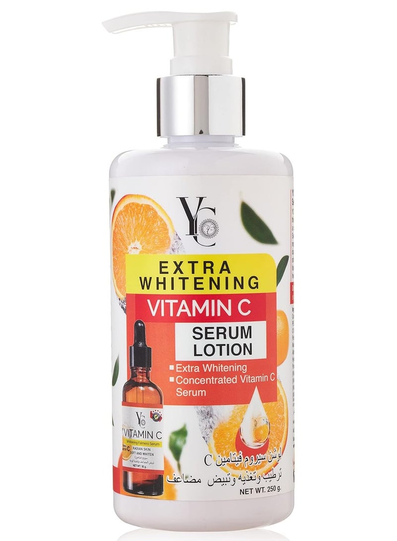 واي سي لوشن مصل فيتامين سي لتبييض البشرة 250 جرام