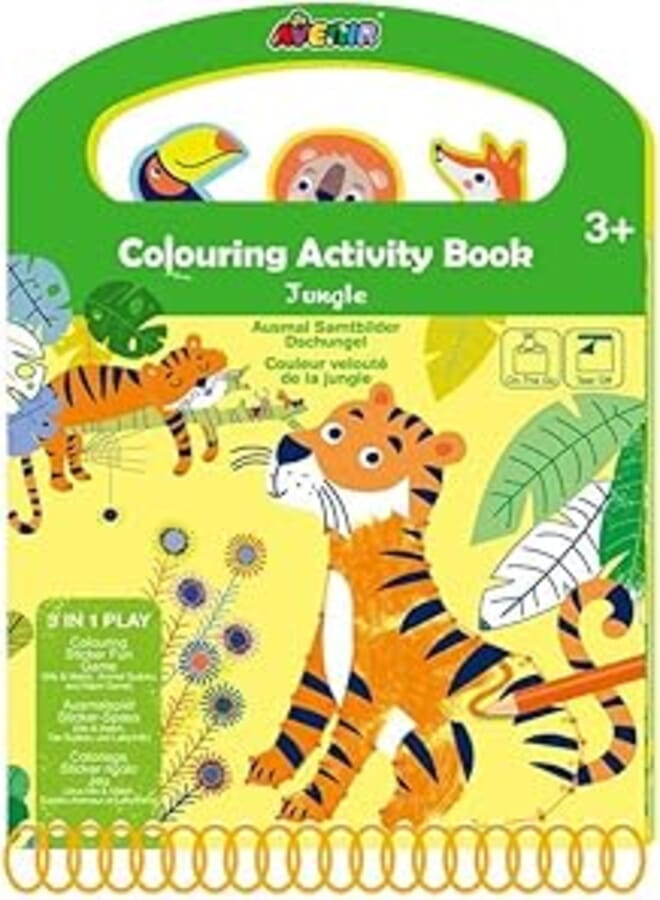 Avenir Ch201741 Jungle Velvet Coloring Book