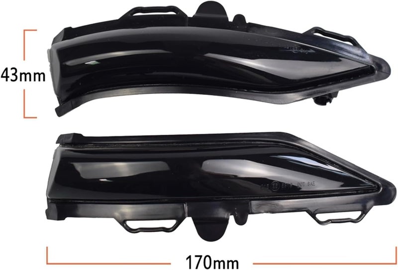 QASULER Dynamic Turn Signal Light for Ford Fiesta - Image 2