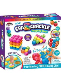 كري-زي-آرت الطين الانفجاري Cra-Z-Crackle Pop-Mazing الحسّي الفائق 