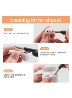 Generic Airpod Cleaner Kit 7 in 1, Multifunctional Keyboard Cleaner Earbud Cleaning Kit Tool with Cleaning Pen for iPhone, Laptop, Tablet, PC Screen, Keyboard, Bluetooth Earphones  - Image 3