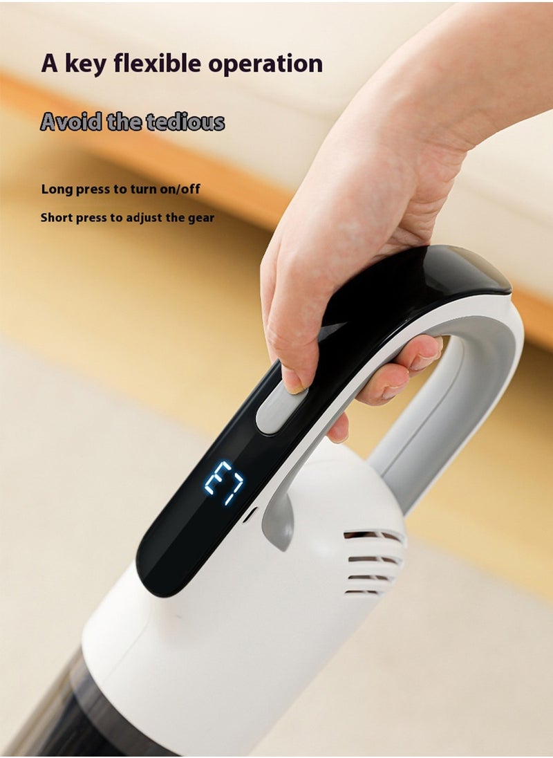 AiQi Cordless Handheld Wet & Dry Vacuum Cleaner with Water Tank and Mop, LED Display, 19000Pa Suction Power, 3-Speed Adjustable, for Hard Floors/Carpets/Kitchen/Pet Hair, Includes Wall Mount Hook, Up to 70 Min Runtime  - Image 4