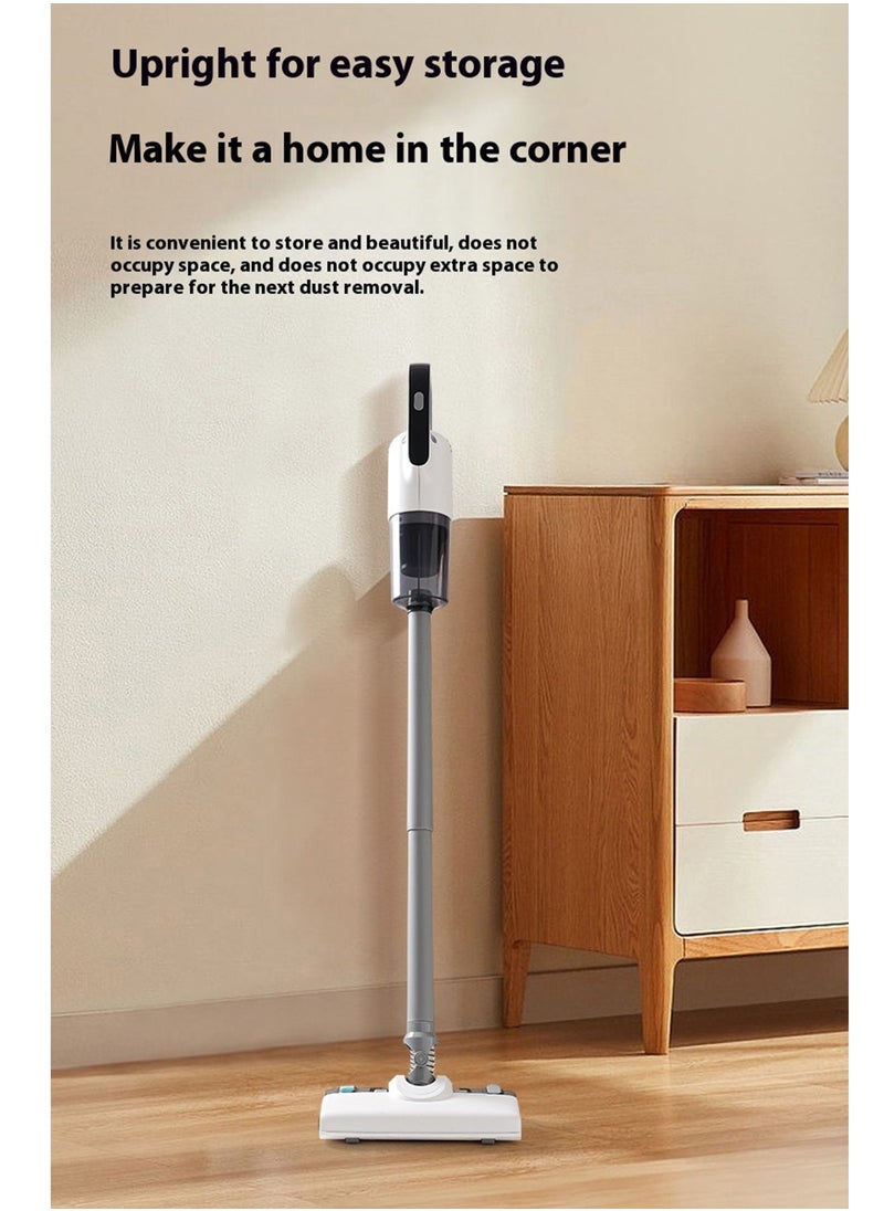 AiQi - Cordless Handheld Wet & Dry Vacuum Cleaner with Water Tank and Mop, LED Display, 19000Pa Suction Power, 3-Speed Adjustable, for Hard Floors/Carpets/Kitchen/Pet Hair, Includes Wall Mount Hook, Up to 70 Min Runtime - Image 1