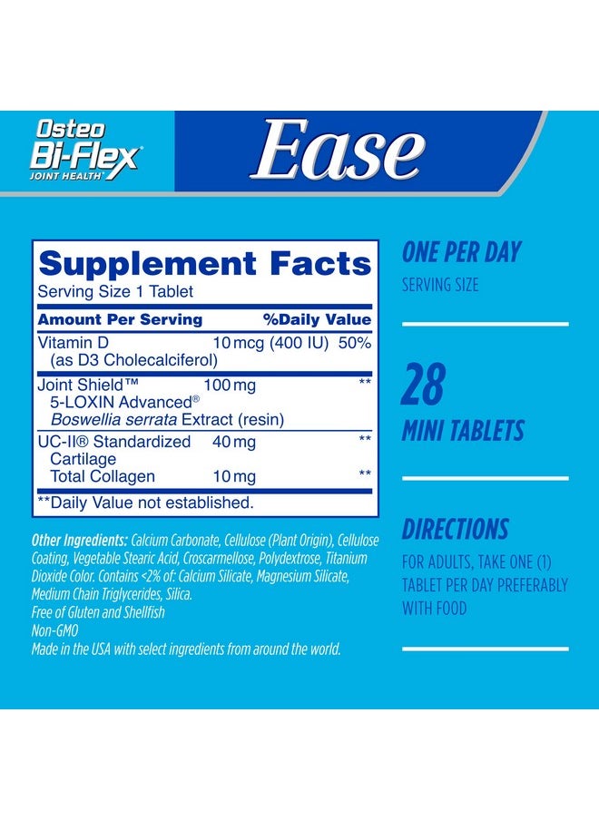 Osteo Bi-Flex Osteo Bi-Flex Ease Advanced Triple Action with Vitamin D Joint Supplements, Mini-Tablets, 28 Count  - Image 2