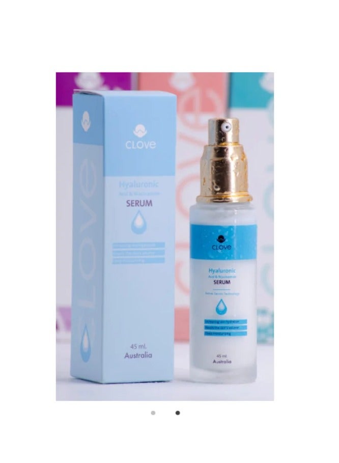 كلوف سيروم القرنفل وحمض الهيالورونيك والنياسيناميد 45 مل