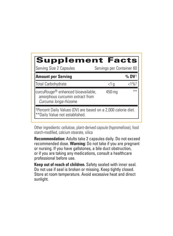 Integrative Therapeutics Curalieve - Dietary Supplement with Bioavailable Curcumin - Supplement to Support Antioxidant Pathways & Joint Function* - Vegan & Gluten-Free - 120 Capsules - Image 2