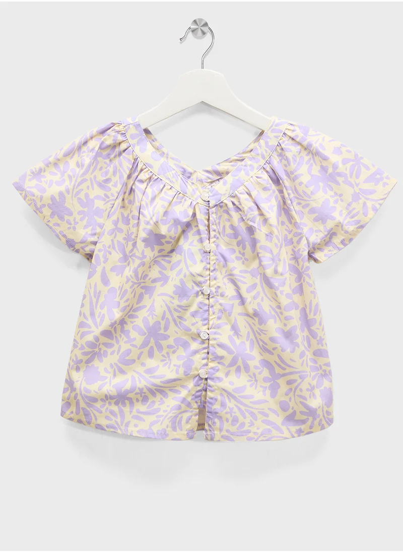 ريبلز مع نمشي Girls Printed 2Pcs Set