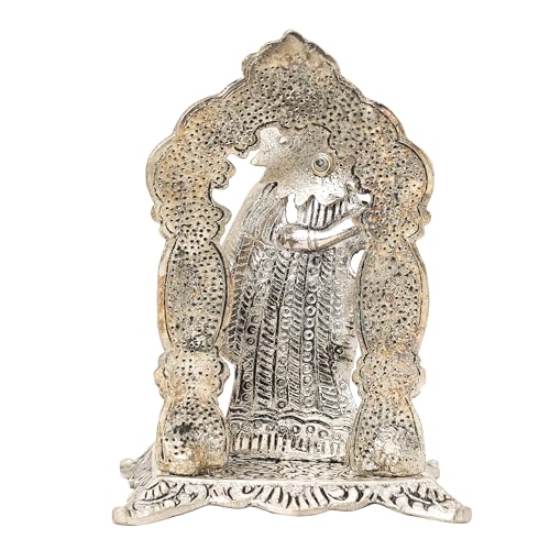 INTERNATIONAL GIFT® Silver Radha Krishna Idol Oxidized Finish with Happy Diwali Tag for Home/Gift | Spiritual Significance | Symbol of Love and Devotion | Bringing Positive Energy | Ideal Gift Option - Image 4