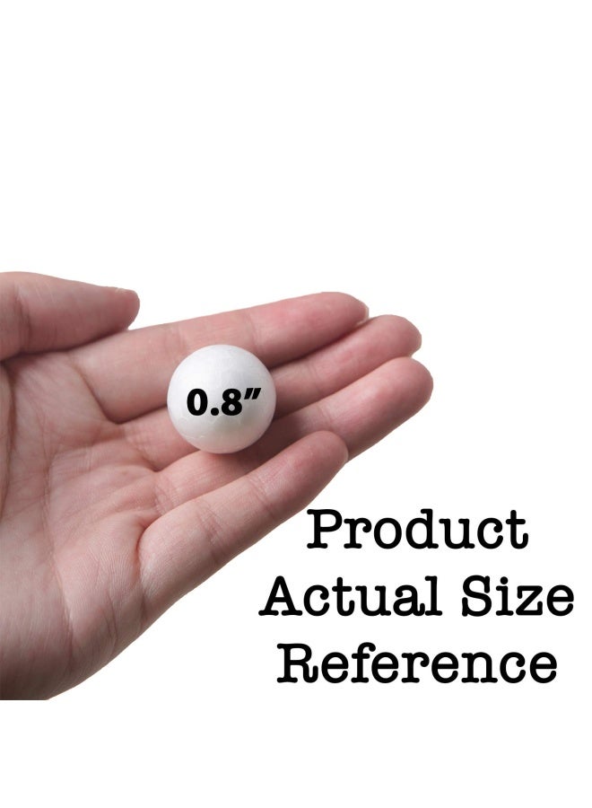 Bargain Paradise 240 Pack Styrofoam Balls -Craft Foam Balls -Foam Craft Balls -Foam Balls For Arts And Crafts Diy Craft For Home School Craft Project -240 Bulk Styrofoam Balls 4 Sizes .8 1.2 1.6 2 Inc - Image 4