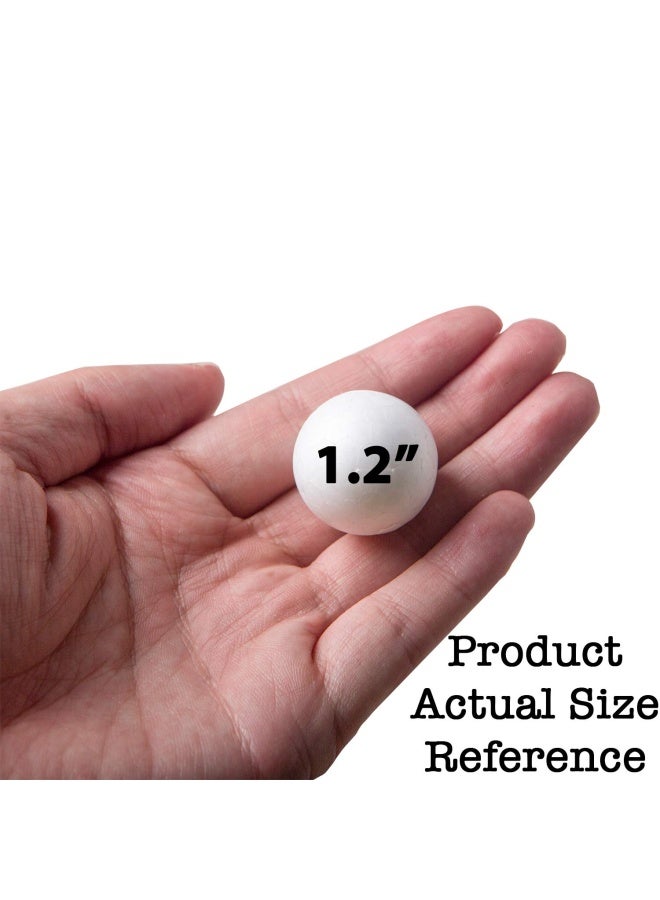 Bargain Paradise 240 Pack Styrofoam Balls -Craft Foam Balls -Foam Craft Balls -Foam Balls For Arts And Crafts Diy Craft For Home School Craft Project -240 Bulk Styrofoam Balls 4 Sizes .8 1.2 1.6 2 Inc - Image 5