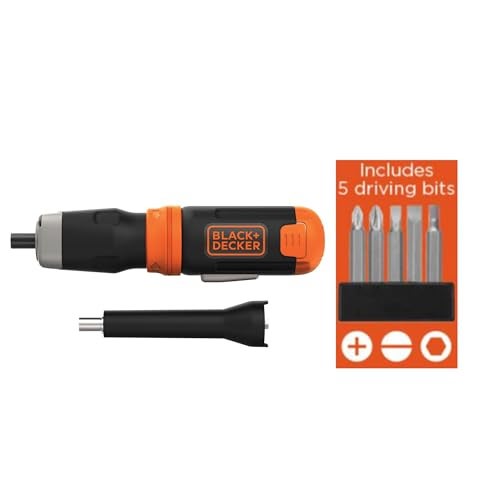 BLACK+DECKER Cordless Screwdriver, Alkaline (BCF601AA) - Image 1