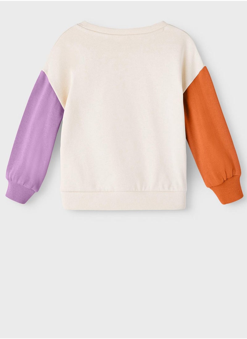 NAME IT - Kids Colourblock Sweatshirt - Image 1