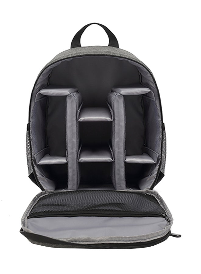 Multi-functional Waterproof Digital Camera Backpack Grey - Image 5