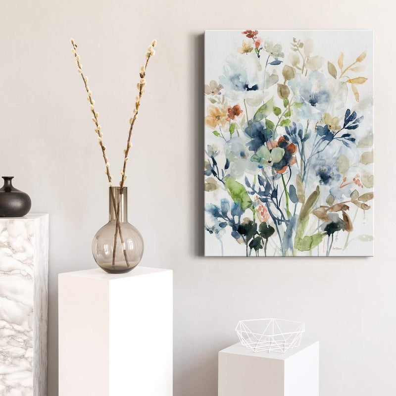Renditions Gallery Canvas Floral Wall Art Modern Decorations Paintings Colorful Mix Flowers in Holland Spring Glam Nature Abstract Hanging Artwork Prints for Bedroom Office Kitchen - 8"X12" - LT42 - Image 4