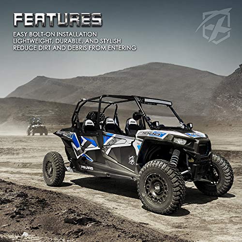 Xprite RZR XP 4 Aluminum Lower Door Panel Inserts Kit for 4 Doors 2014-2022 Polaris RZR S 900 XP 1000 Turbo - Image 2