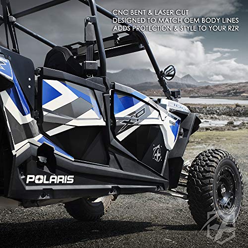 Xprite RZR XP 4 Aluminum Lower Door Panel Inserts Kit for 4 Doors 2014-2022 Polaris RZR S 900 XP 1000 Turbo - Image 4