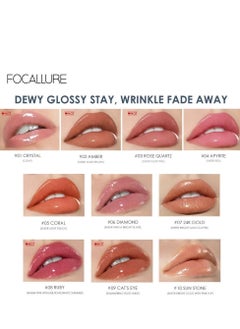 FOCALLURE High Shine Lip Glow Apyrite FA-153 #4  - Image 3
