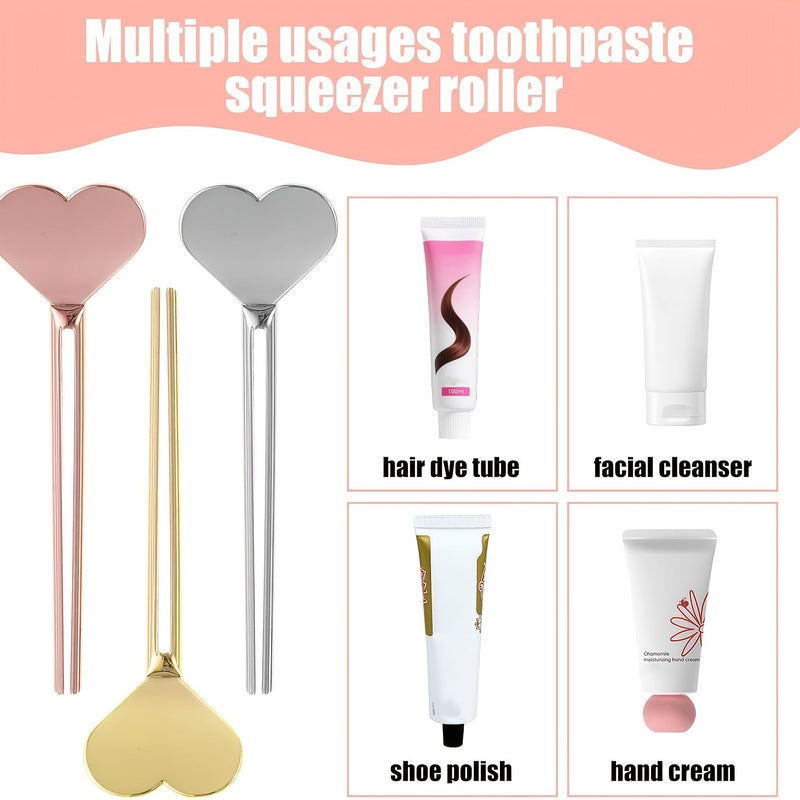6Pcs Metal Tube Squeezer Set for Toothpaste and Cream Roller - Image 5