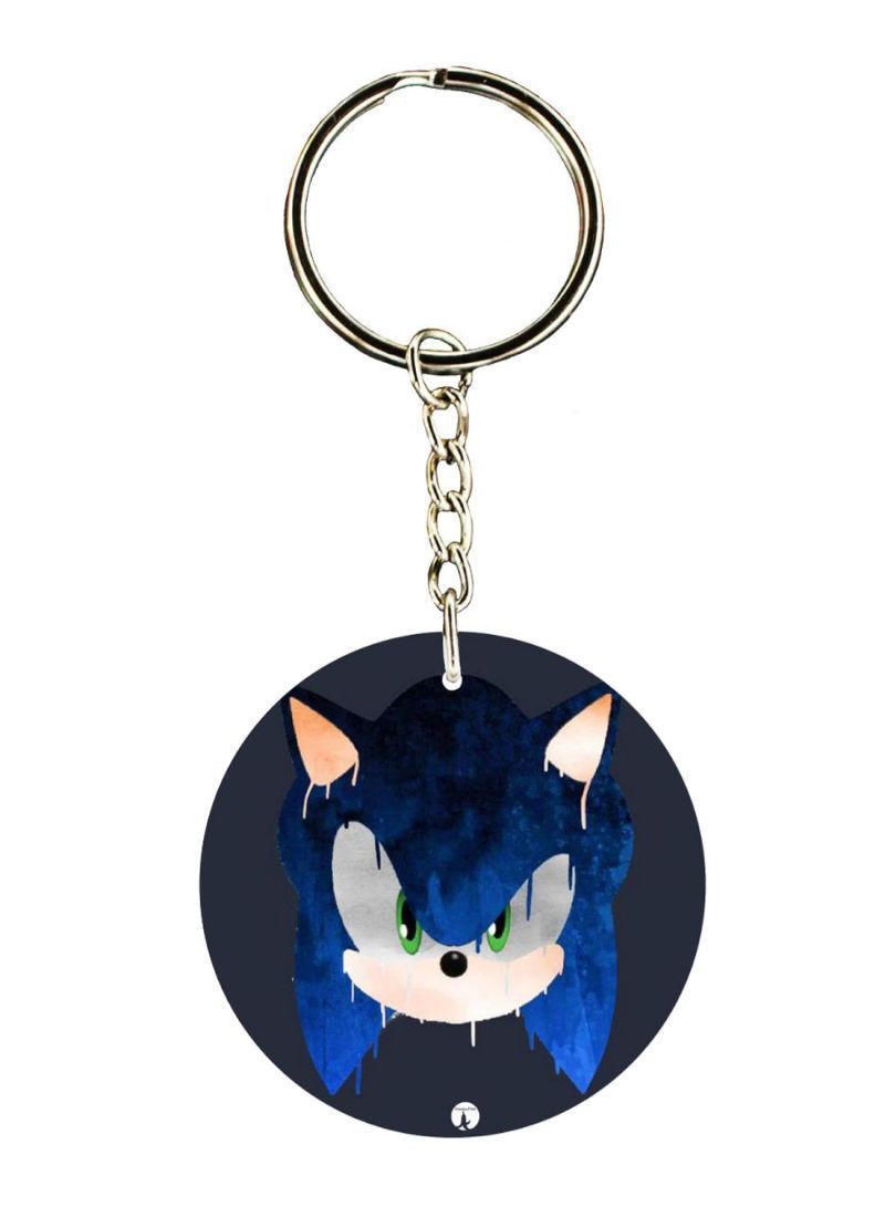 RKN Double Sided Sonic Printed Keychain