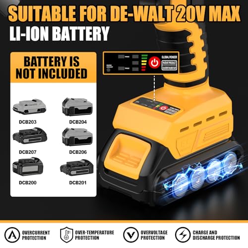 Labfintom Cordless Sheet Metal Cutter Brushless Compatible with Dewalt 20v Max Battery(Tool Only), Metal Shears 360 Degree Pivoting Head for Cutting Stainless Sheet, Metal, Iron, 221 Ft-Lbs - Image 3