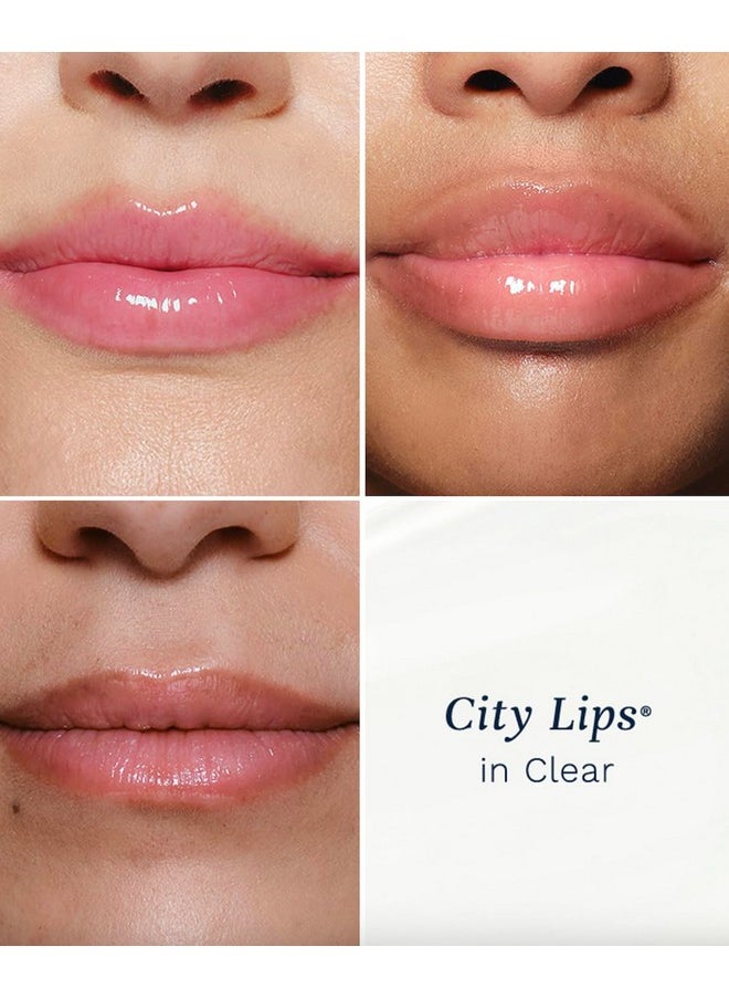 City Beauty - City Lips Clear - Plumping Lip Gloss - Hydrate & Volumize - High Shine Lip Plumper - Hyaluronic Acid & Peptides Visibly Smooth Lip Wrinkles - Cruelty-Free - Image 1