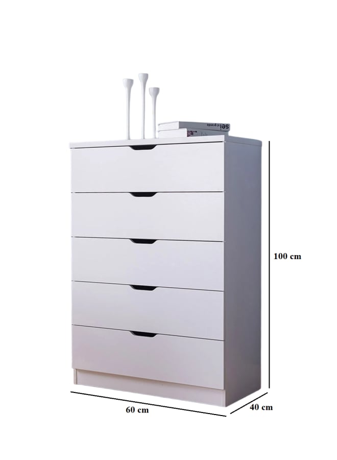 ريترو وحدة أدراج مودرن 60 سم – أبيض RA059 - Image 2