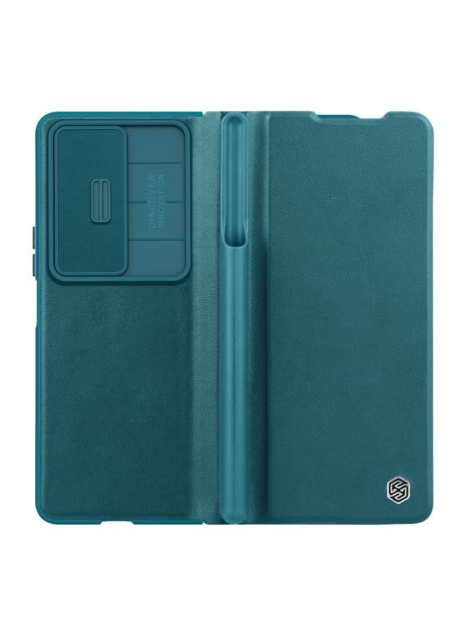Nillkin Case For Samsung Galaxy Z Fold4 5G QIN Series Pro Sliding Camera Cover Design Leather Phone Case - Image 1